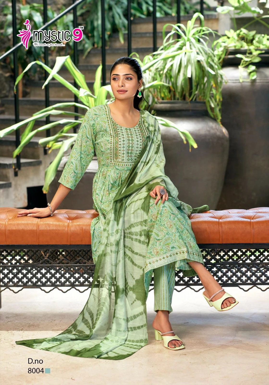 Mystic 9 Sara Vol 8 Rayon Capsule Foil Print Wholesale Readymade Salwar Suit Catalog — Wholesale Readymade Suit, MPA wholesale from Surat - Gallery Image 6